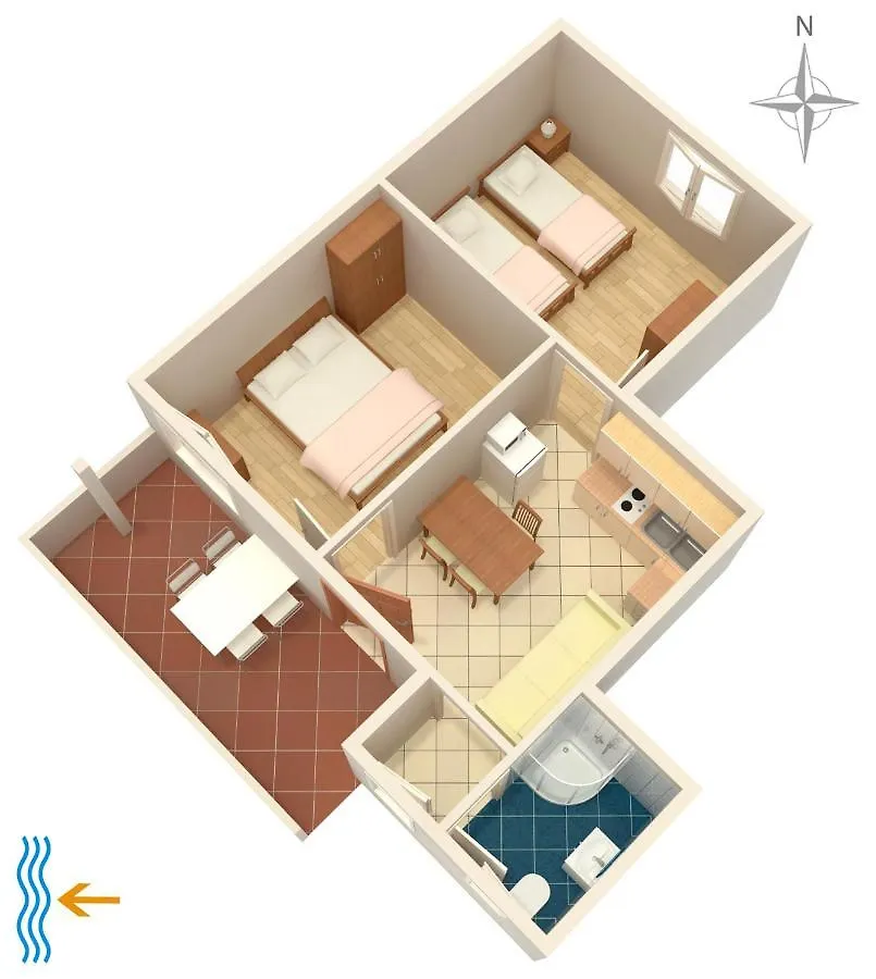 Apartments With A Parking Space Umag - 7126 크로아티아
